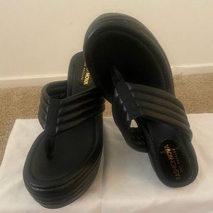 Fashion Nova wedges! Size 8, great condition!